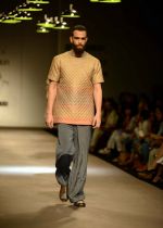 Model walk the ramp for Akaaro by Gaurav Jai gupta Show at AIFW Day 1 on 16th March 2016